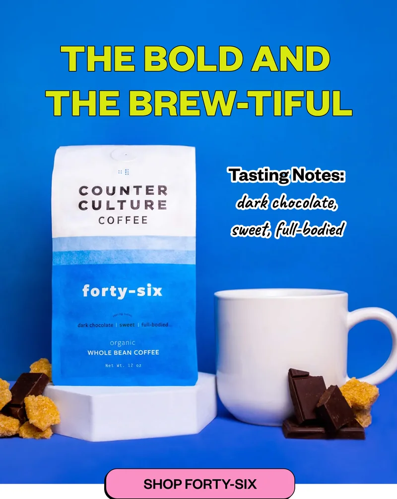 The Bold and the Brew-tiful Tasting notes; dark chocolate, sweet, full-bodied Shop Forty-six