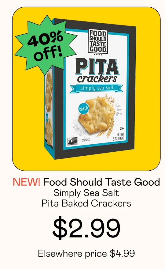 Simply Sea Salt Pita Baked Crackers