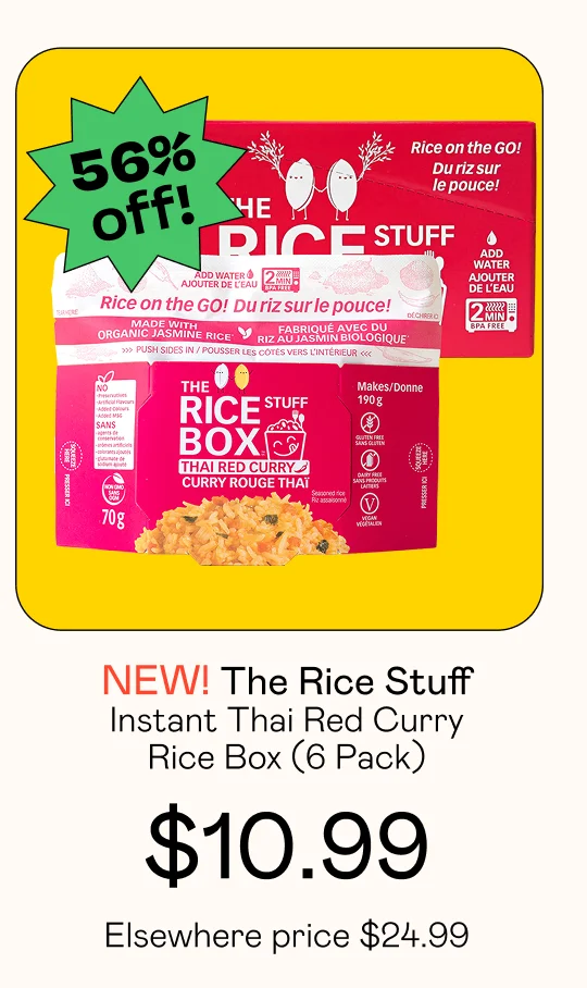Instant Thai Red Curry Rice Box (6 Pack)