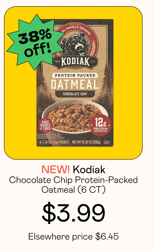 Chocolate Chip Protein-Packed Oatmeal (6 CT)