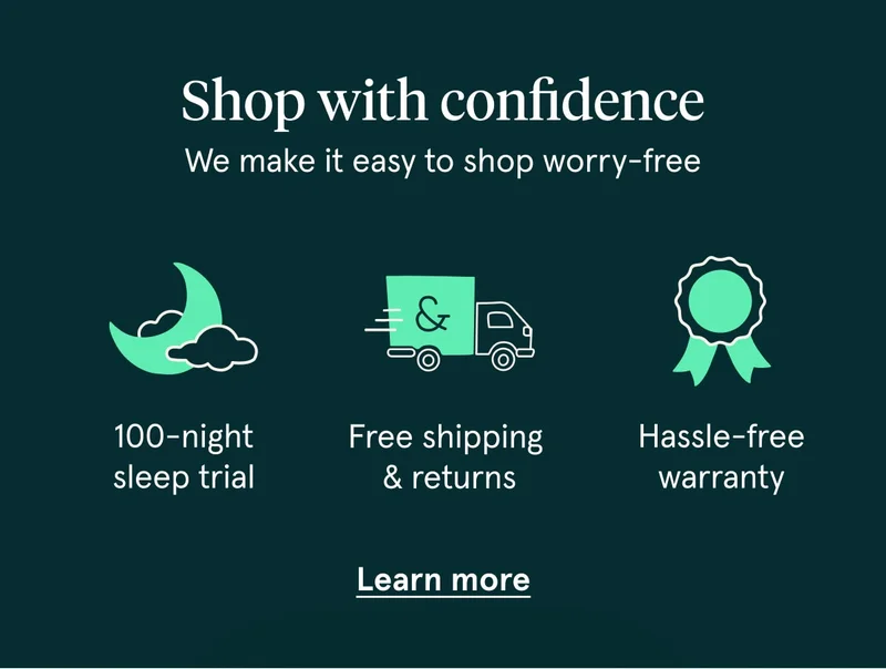 Shop with confidence | Learn more