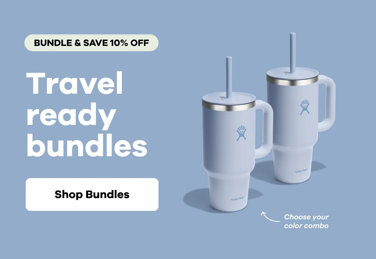 BUNDLE & SAVE 10% OFF. Travel ready bundles. | Shop Bundles