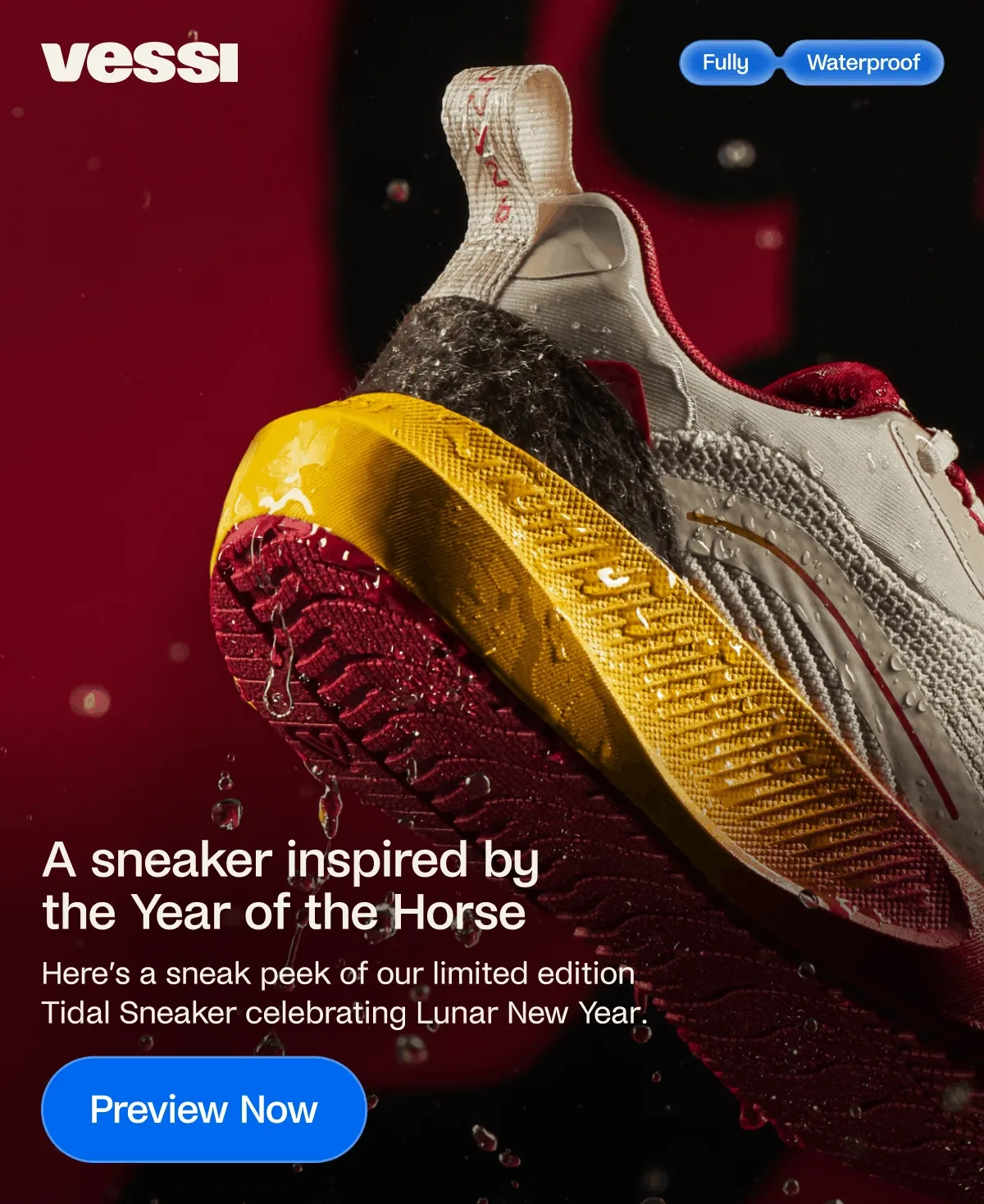 A sneaker inspired by the year of the horse
