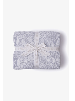 Barefoot Dreams throw blanket in python print.
