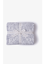 Barefoot Dreams throw blanket in python print.