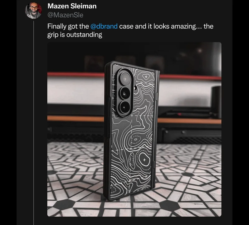 @MazenSle on Twitter: "Finally got the dbrand case and it looks amazing... the grip is outstanding"