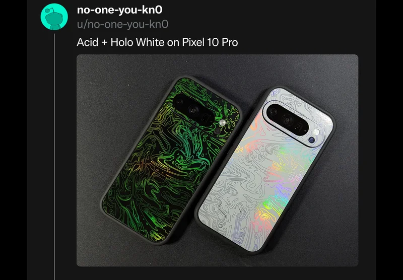u/no-one-you-kn0 on Reddit: "Acid + Holo White on Pixel 10 Pro"