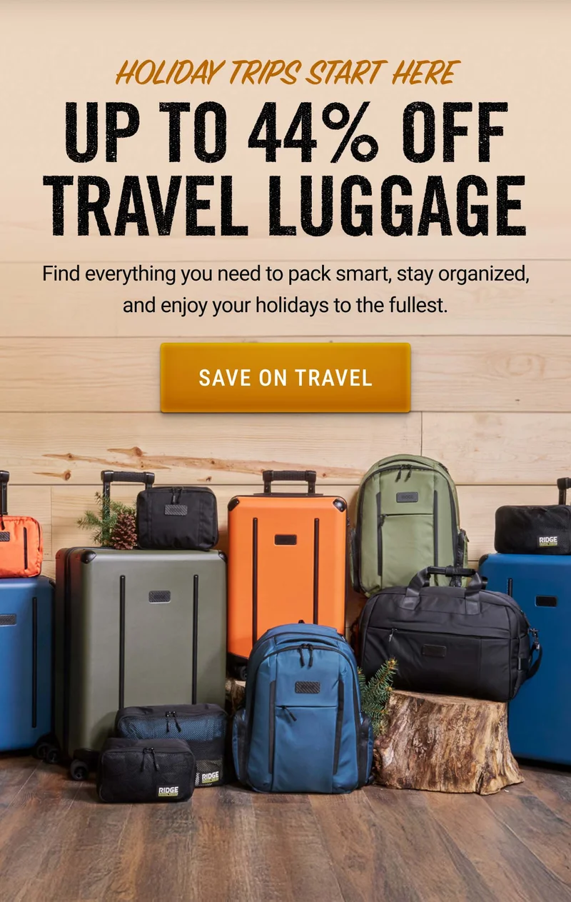 Up To 44% Off Luggage | Save on Travel