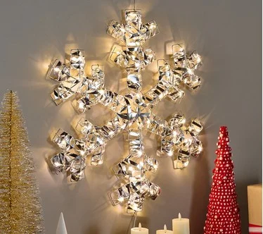 Bethlehem Lights 24" Illuminated Ribbon Snowflake