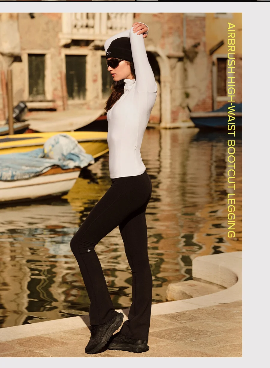 AIRBRUSH HIGH-WAIST BOOTCUT LEGGING