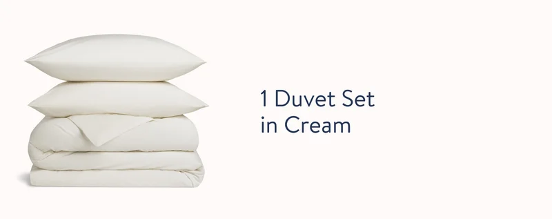 1 Duvet Set in Cream