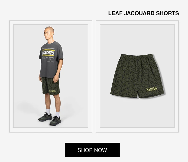 LEAF JACQUARD SHORTS | SHOP NOW