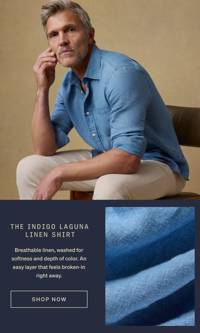 The Indigo Laguna Linen Shirt