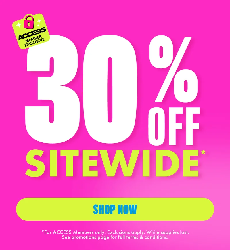 30% OFF SITEWIDE*