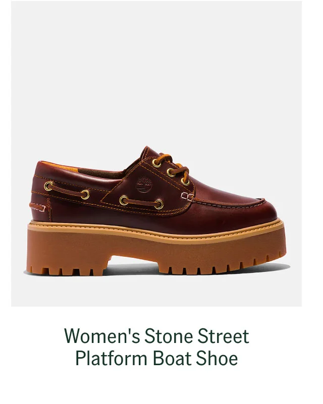 Women's Stone Street Platform Boat Shoe