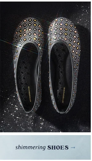 shimmering shoes