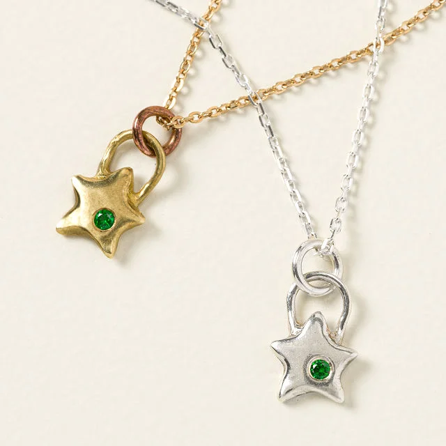 Birthstone Star Necklace