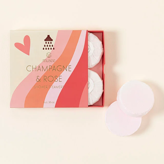 Champagne & Rose Shower Steamers