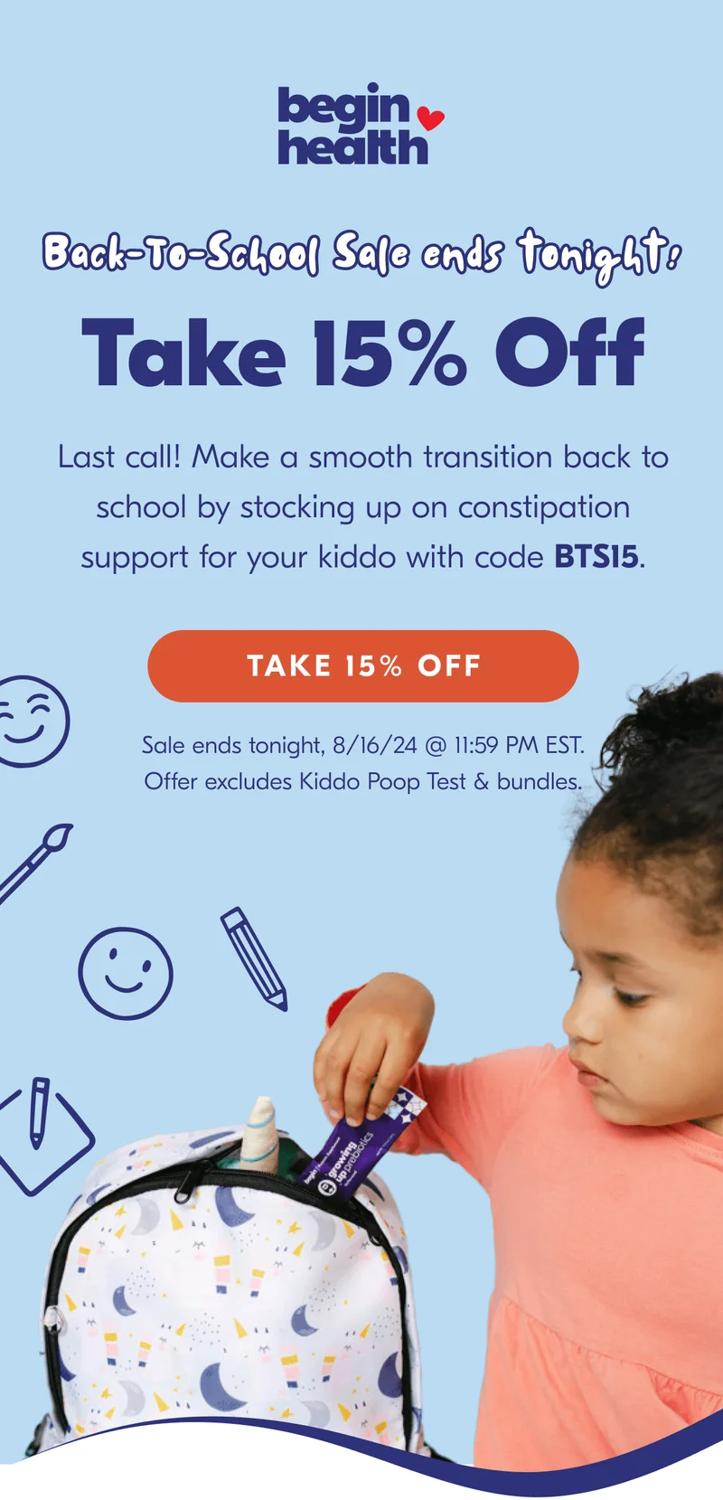 Take 15% off sitewide with code BTS15