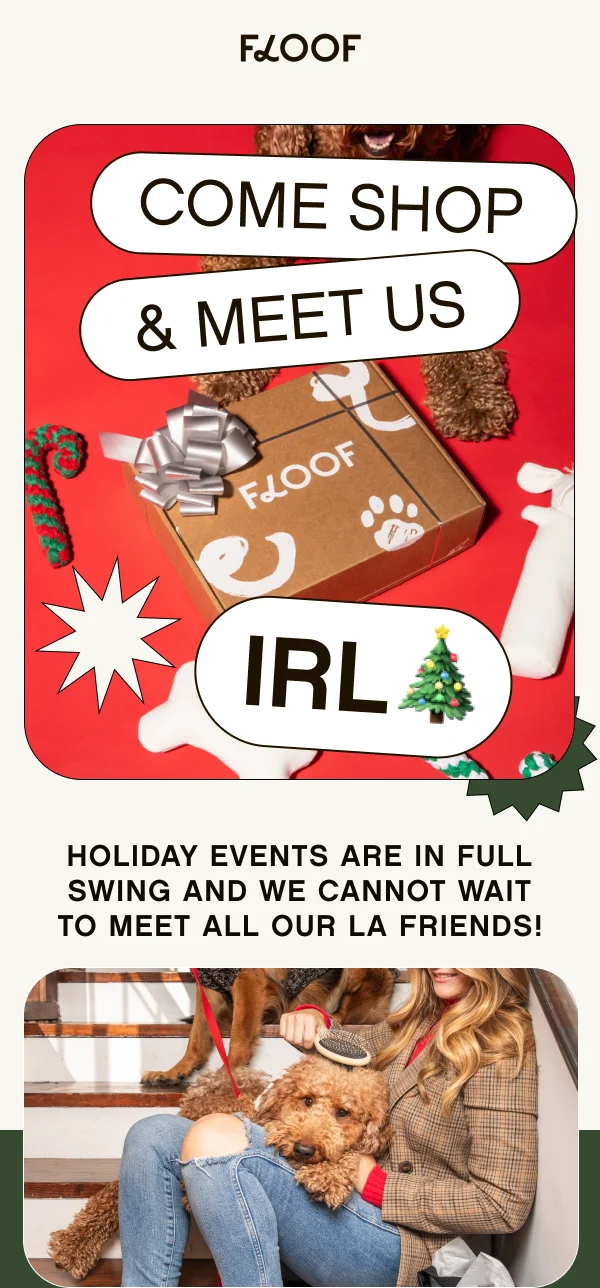 Floof Holiday Events