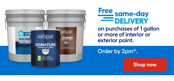 Free same-day DELIVERY. Order by 2pm*.
