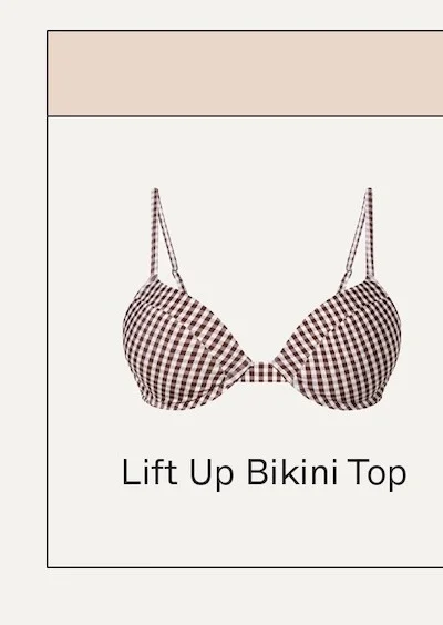 Lift Up Bikini Top