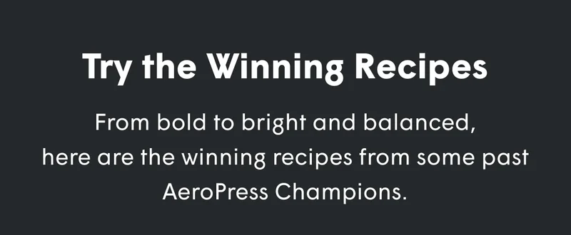 Try the winning recipes