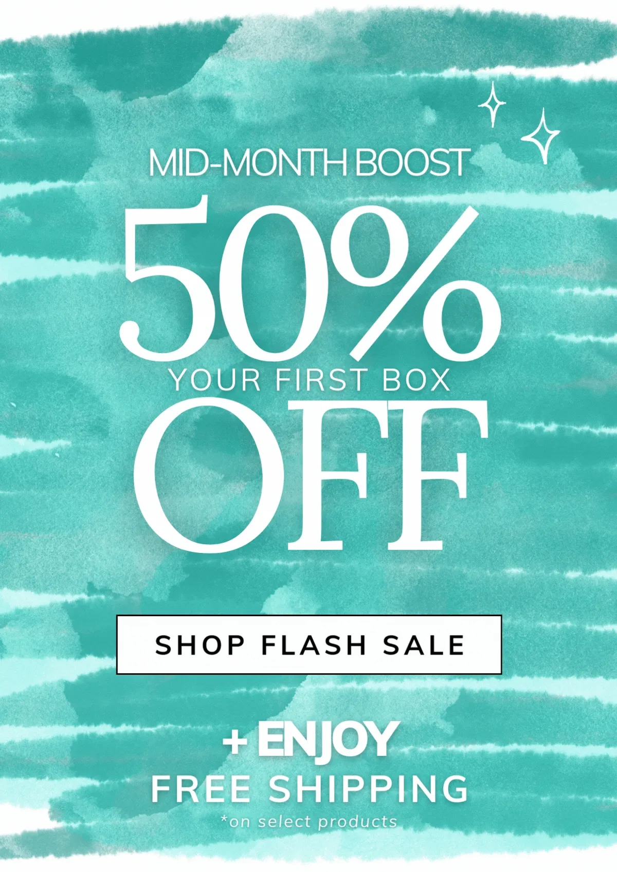 Shop 50% Off with Free Shipping