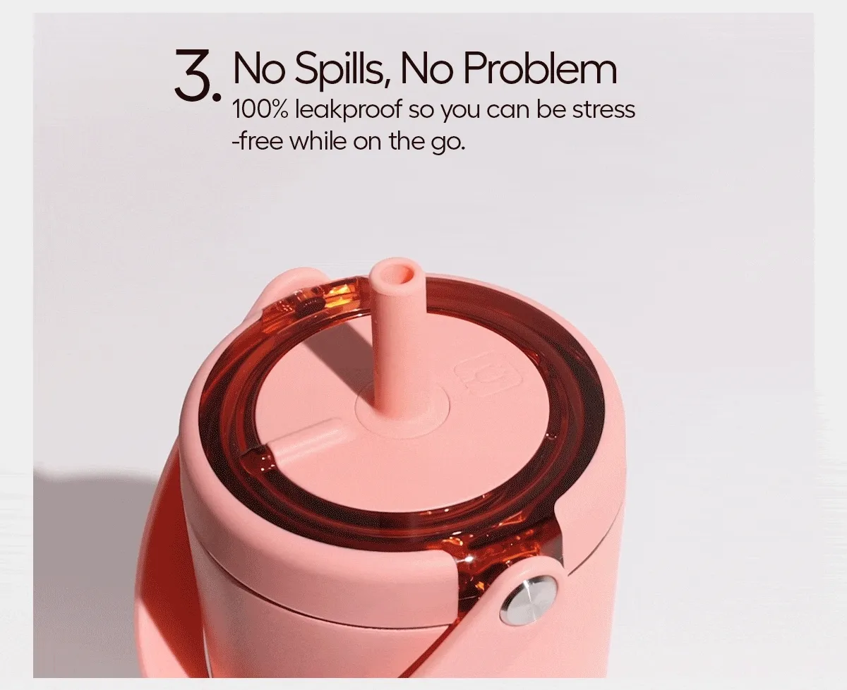 3. No Spills, No Problem. 100% leakproof so you can be stress-free while on the go.