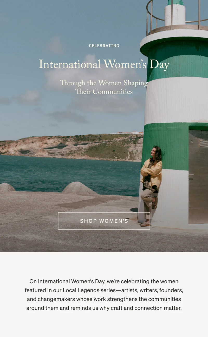 International Women's Day | Shop Women's