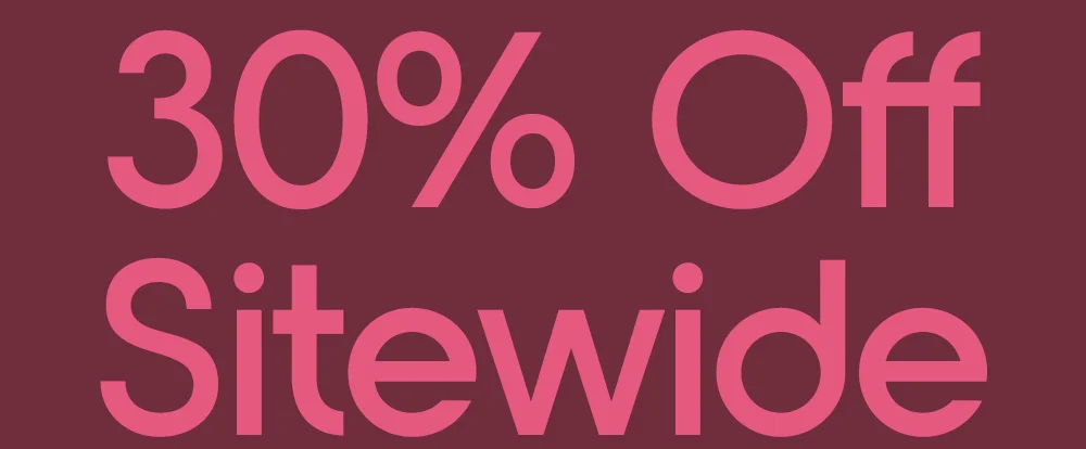 30% Off Sitewide