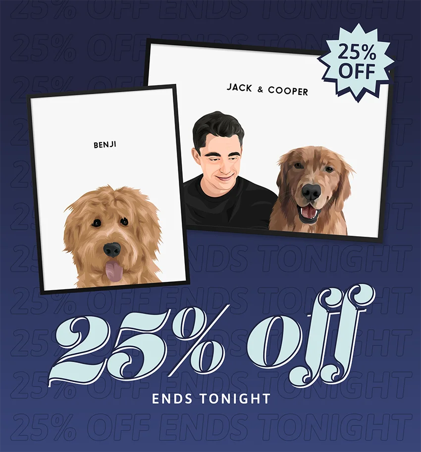 25% OFF ENDS TONIGHT