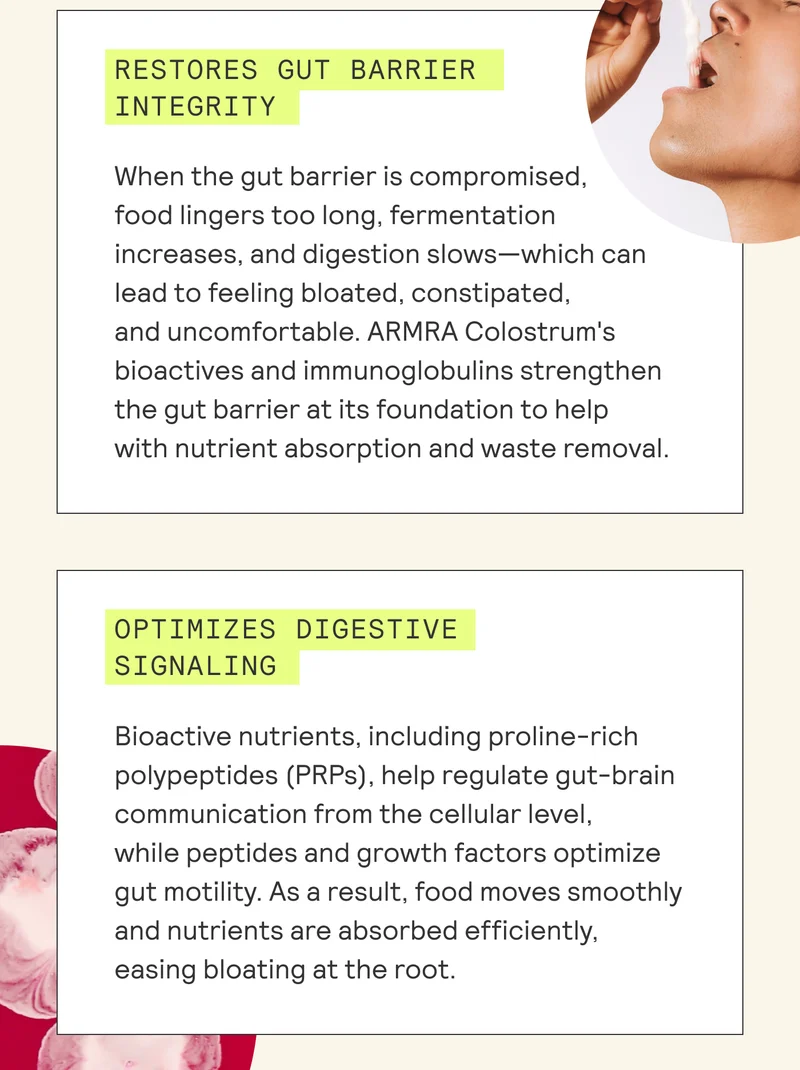 RESTORES GUT BARRIER INTEGRITY