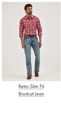 Retro Slim Fit Bootcut Jean
