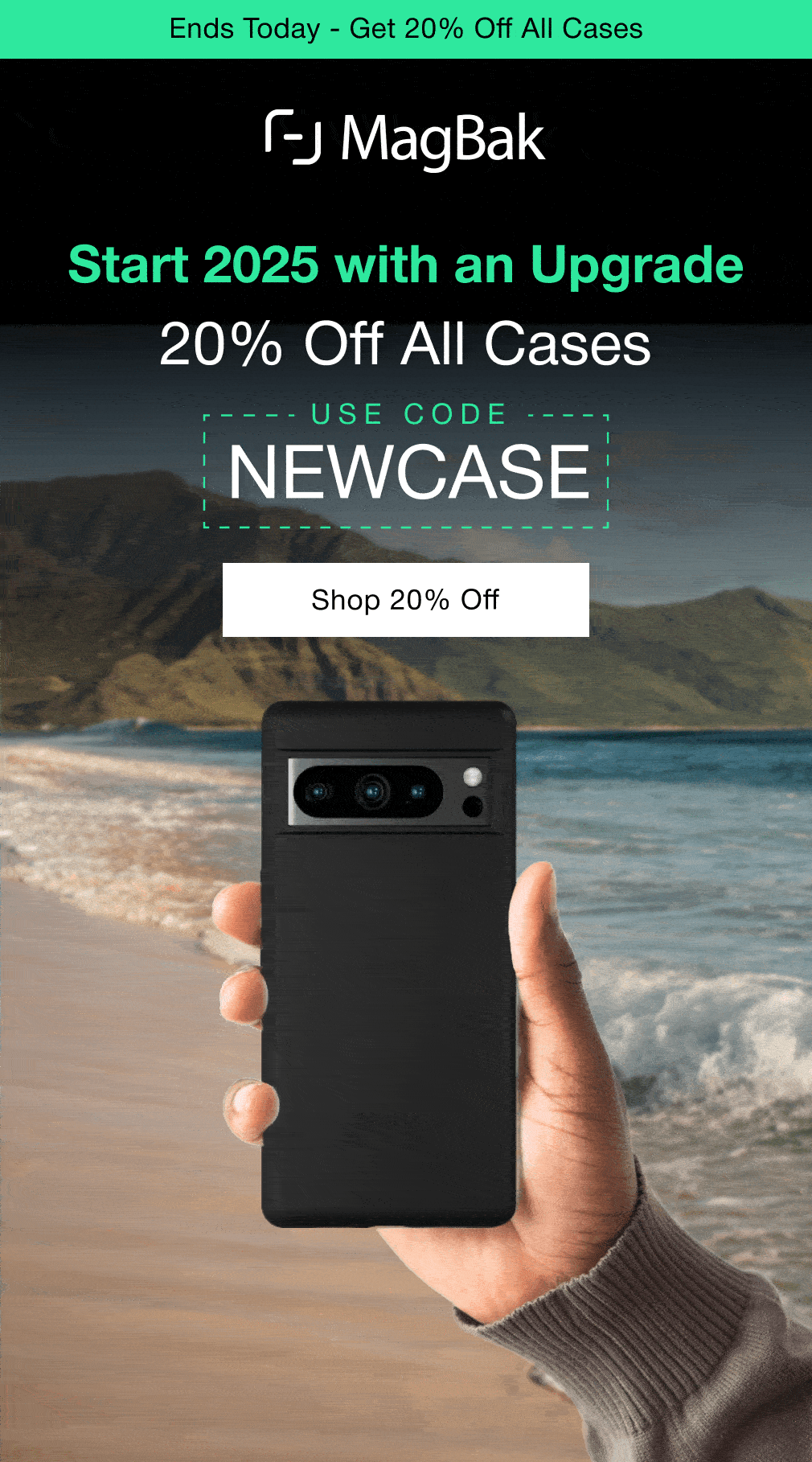 Start 2025 with an upgrade. 20% off all cases with code NEWCASE