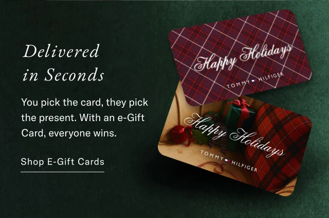 Delivered in Seconds You pick the card, they pick the present. With an e-Gift Card, everyone wins. Shop E-Gift Cards