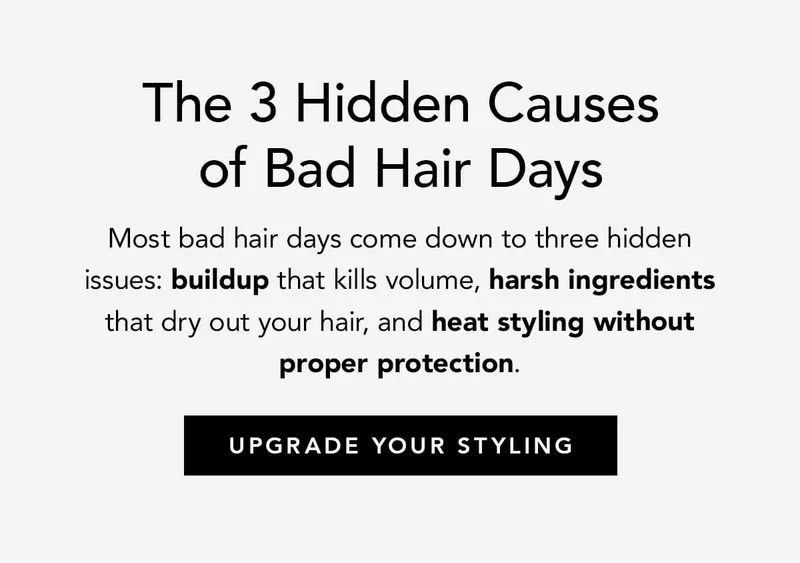 The 3 Hidden Causes of Bad Hair Days