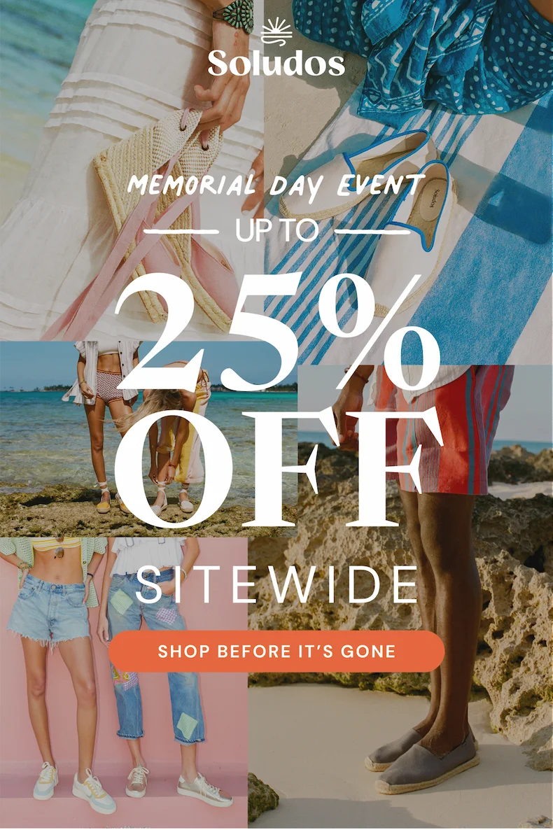 Last Chance! Up to 25% off sitewide- Shop before its gone!
