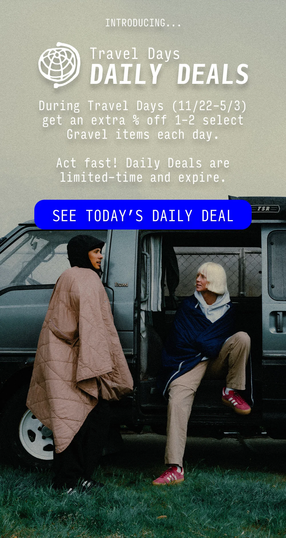 Travel Days Daily Deals - A new one every day!