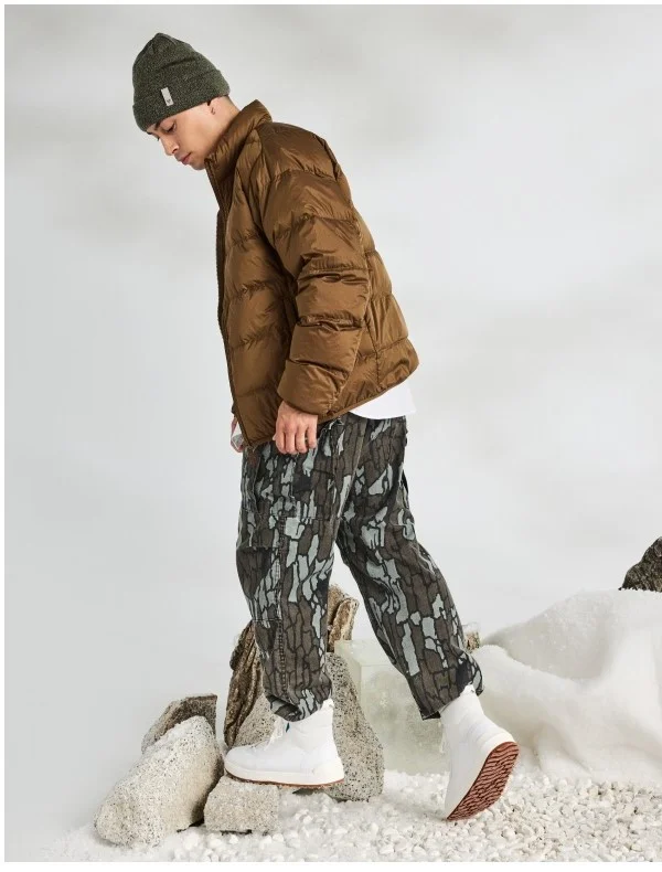 Picture of a male model wearing the Alta High Top.