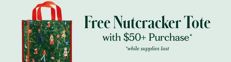 Free Tote with $50+ Purchase
