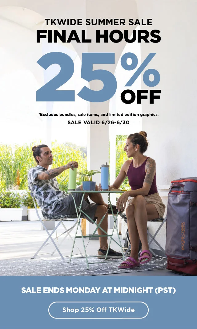 Sip unto Summer with 25% Off TKWides