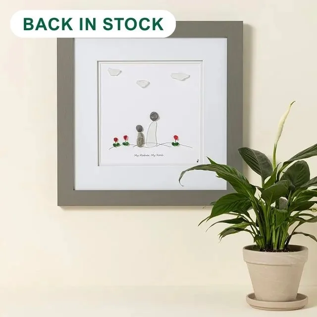 My Mother, My Rock Pebble Wall Art