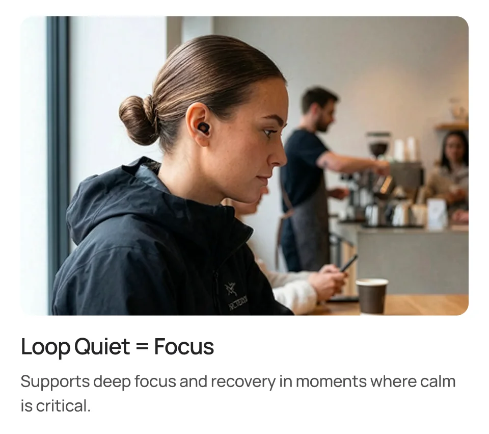 Loop Quiet = Focus