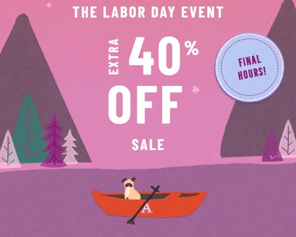 the labor day event, extra 40% off sale