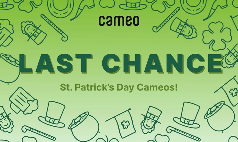 Flash Sale St Patricks Day Cameos