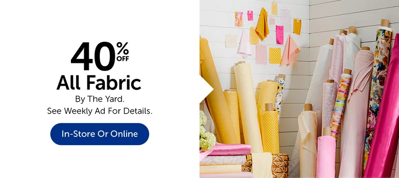 40% Off All Fabric