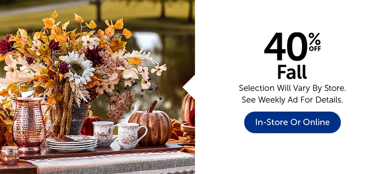 40% Off Fall