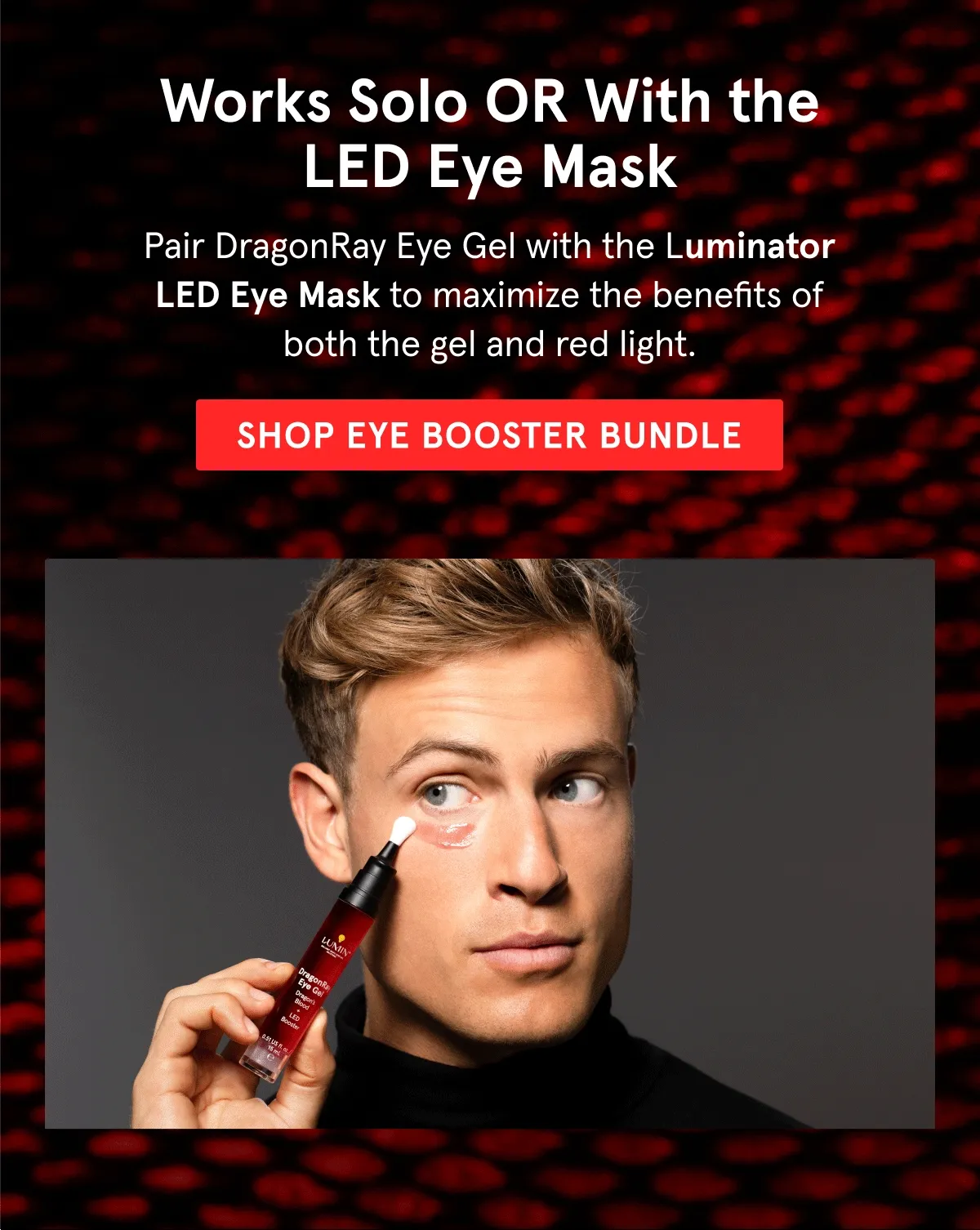 Works solo OR with the LED Eye Mask - Shop Eye Booster Bundle