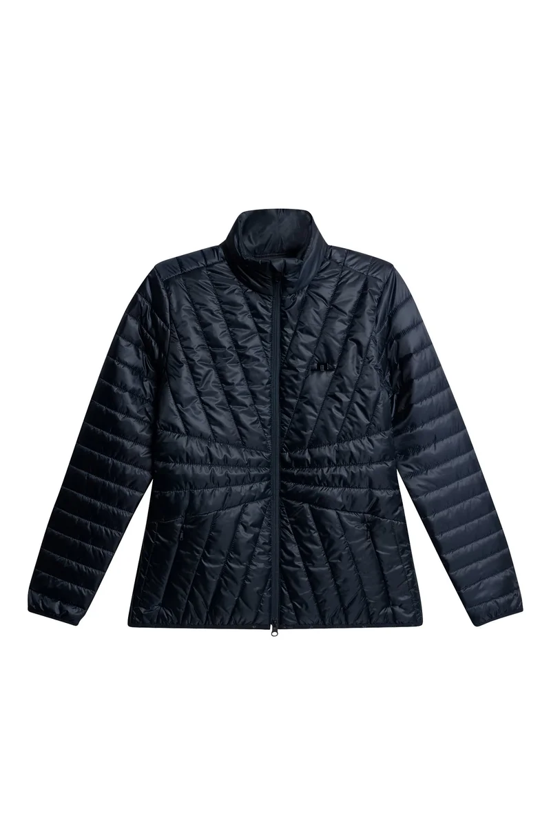 Image of Marble Quilted Jacket / JL Navy